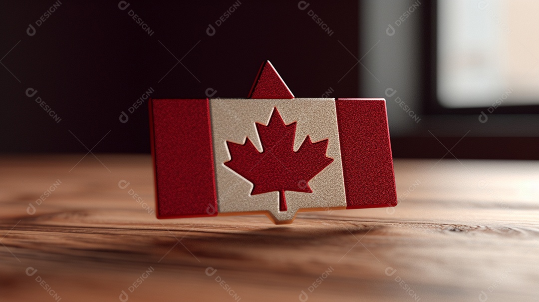 Bandeira do país de Canadá