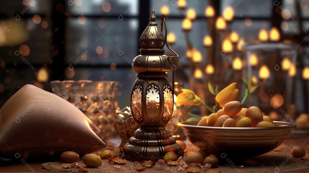 Ano novo islâmico Detalhe de alta qualidade