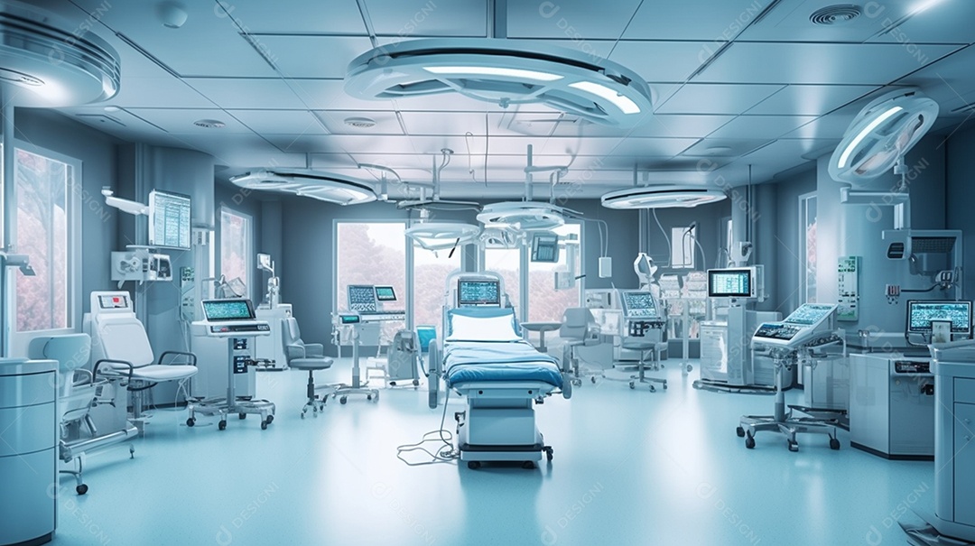 Detalhes do centro cirúrgico do hospital