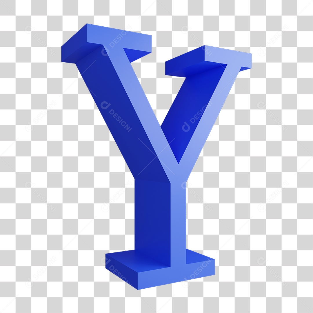 Alfabeto Letra Azul Y PNG Transparente