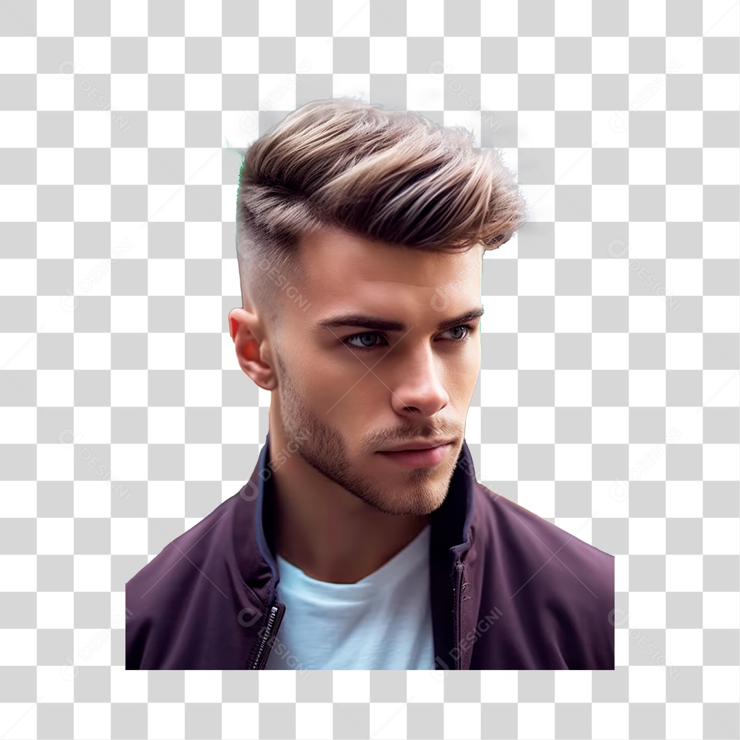 Homem Olhando Para o Lado PNG Transparente