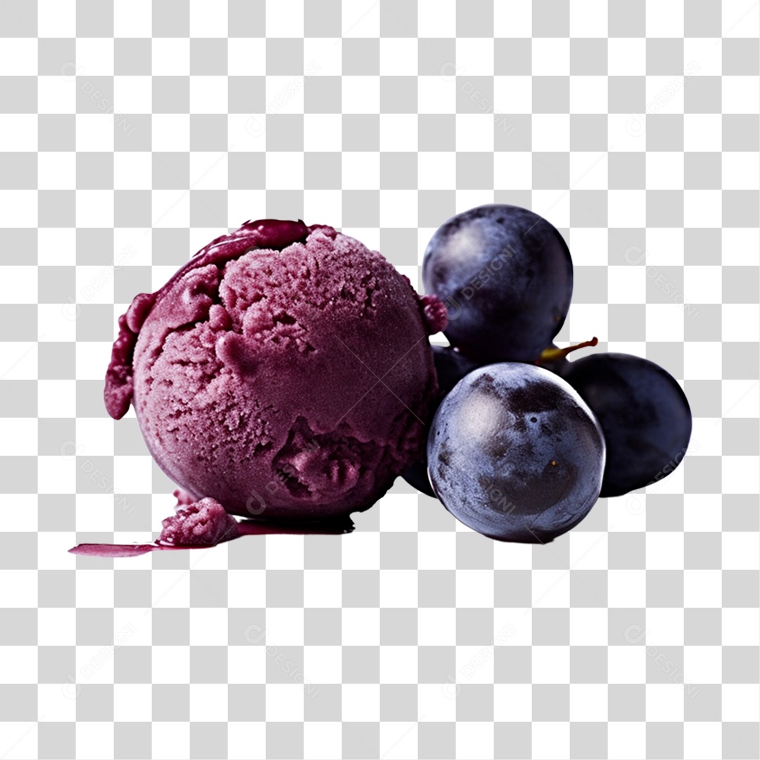 Açaí delicioso e saboroso PNG Transparente