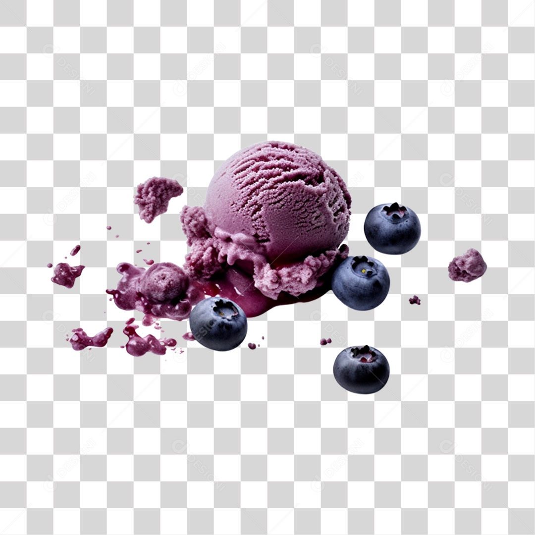 Açaí delicioso e saboroso PNG Transparente