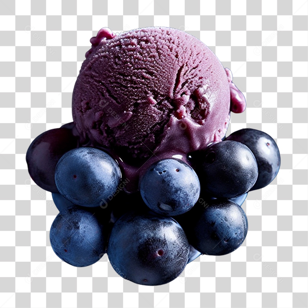 Açaí delicioso e saboroso PNG Transparente