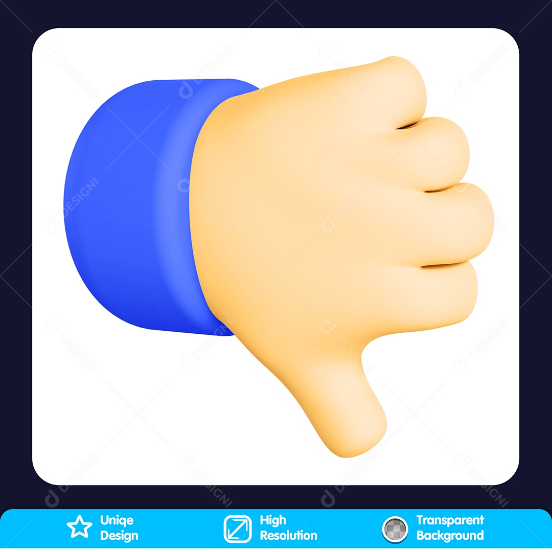 Sinal De Download Elemento 3D Para Composição PSD