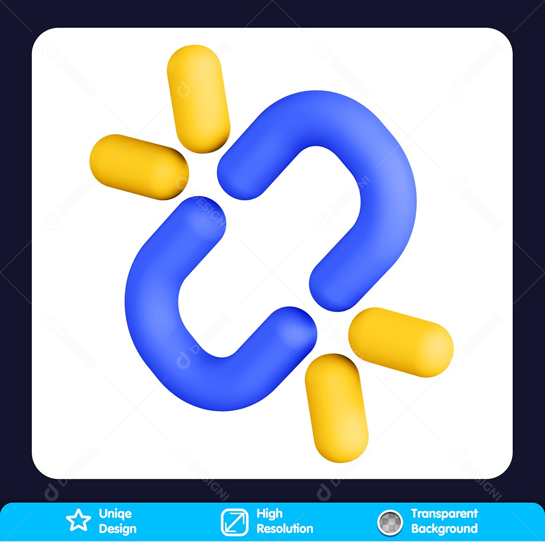 Ícone Do Unlink Para Composição PSD