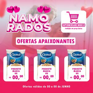 Social Media Feed Ofertas Apaixonantes Dia Dos Namorados PSD Editável