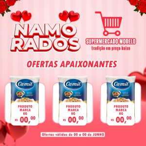 Social Media Feed Ofertas Apaixonantes Dia Dos Namorados PSD Editável