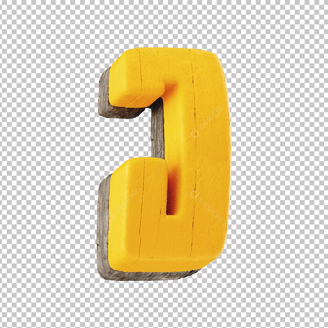 Elemento 3D Letra G Para Composição PNG Transparente