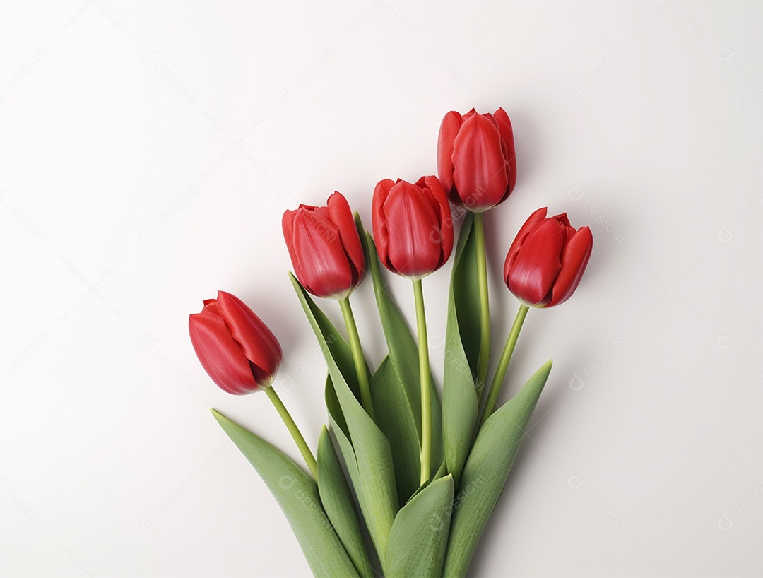 Lindo fundo com tulipas