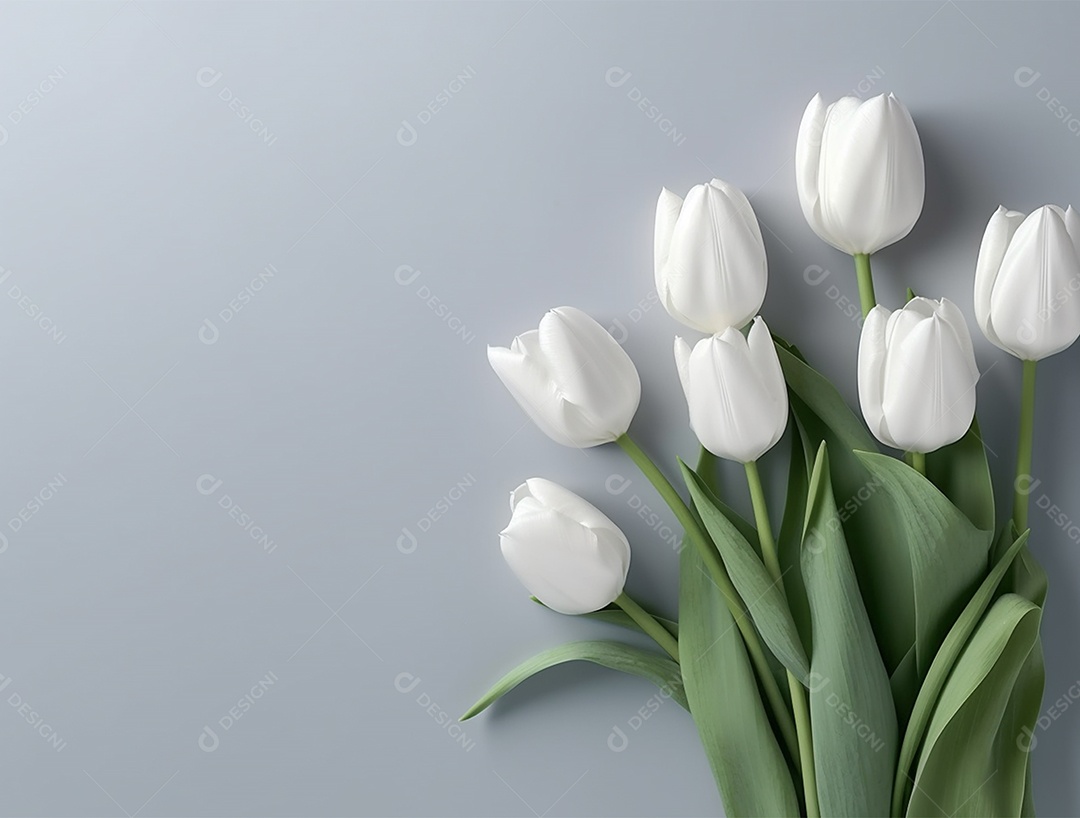 Lindo fundo com tulipas
