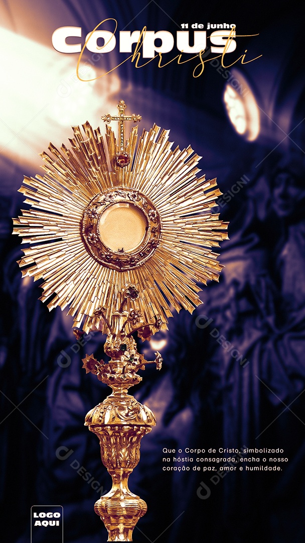 Story Corpus Christi 11 De Junho Corpo De Cristo Social Media PSD Editável
