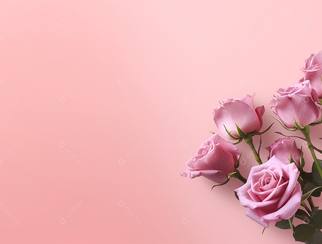 Fundo com lindas rosas