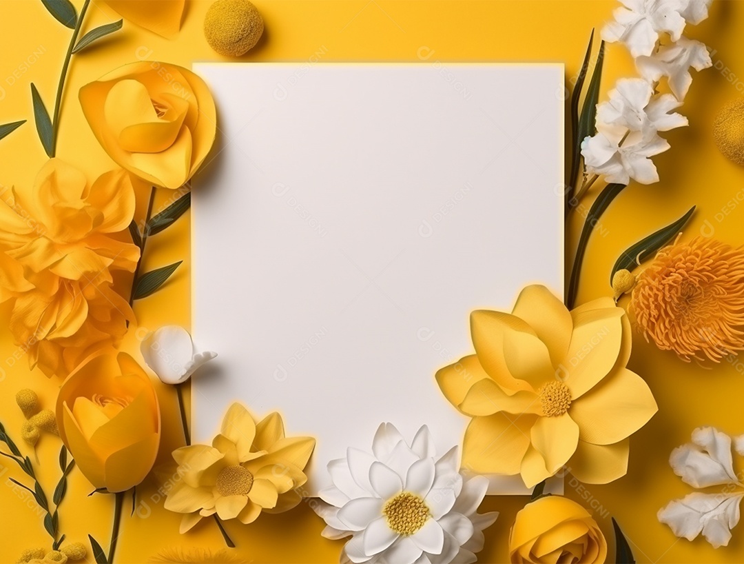 Fundo floral com espaço de cópia