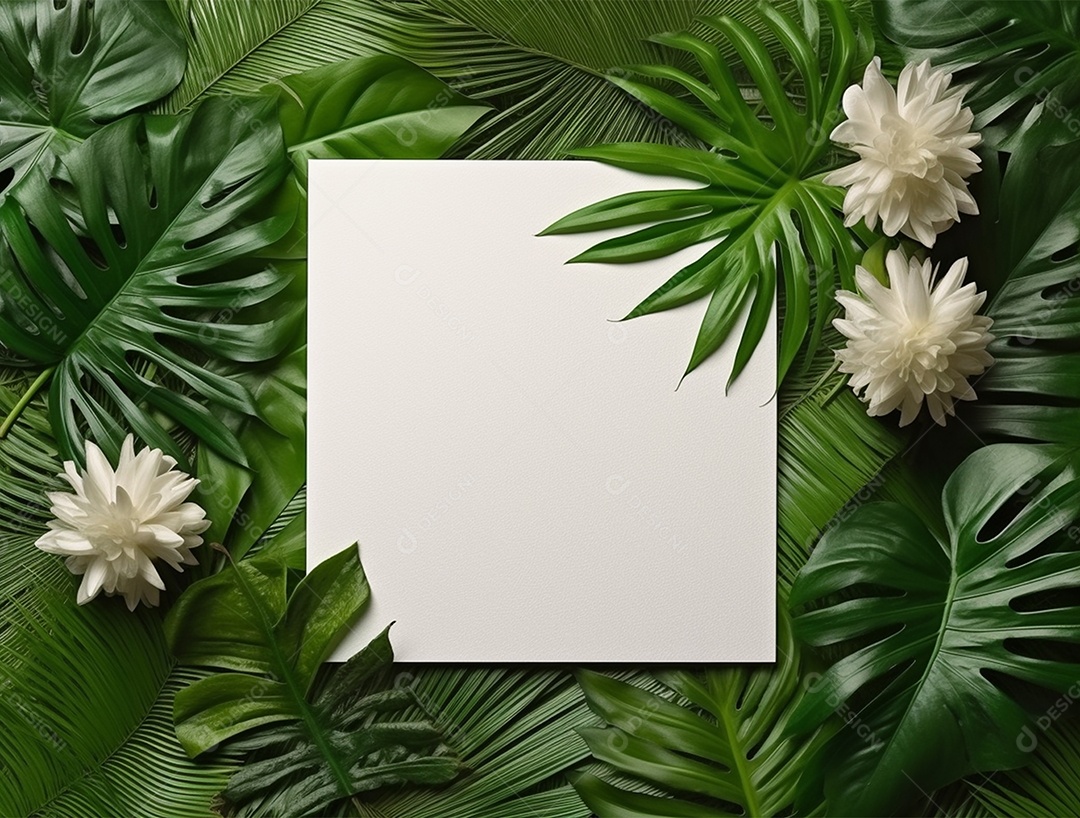 Fundo floral com espaço de cópia