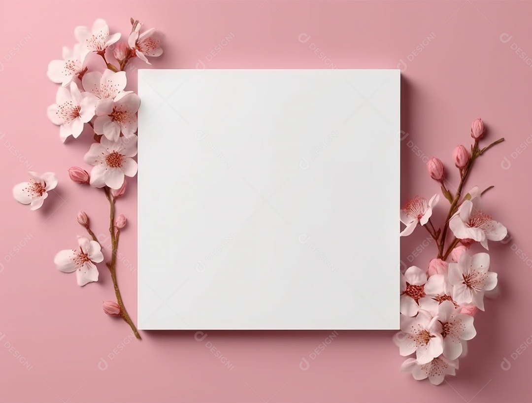 Fundo floral com espaço de cópia