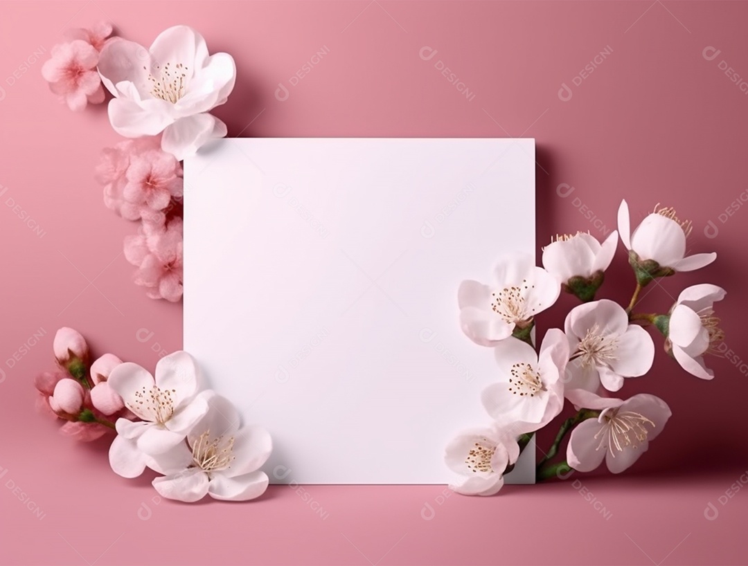 Fundo floral com espaço de cópia