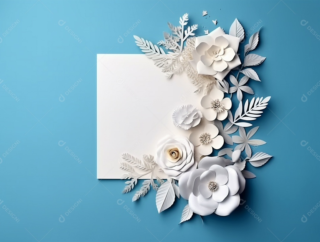 Fundo floral com espaço de cópia