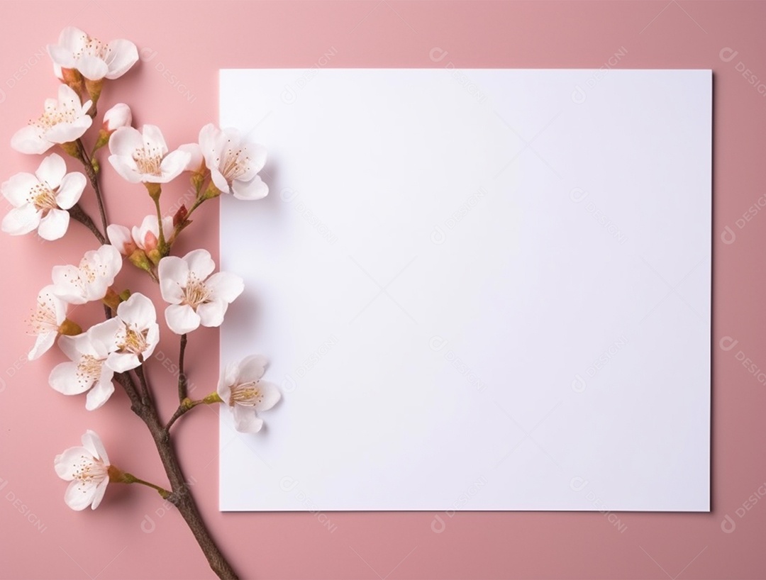 Fundo floral com espaço de cópia