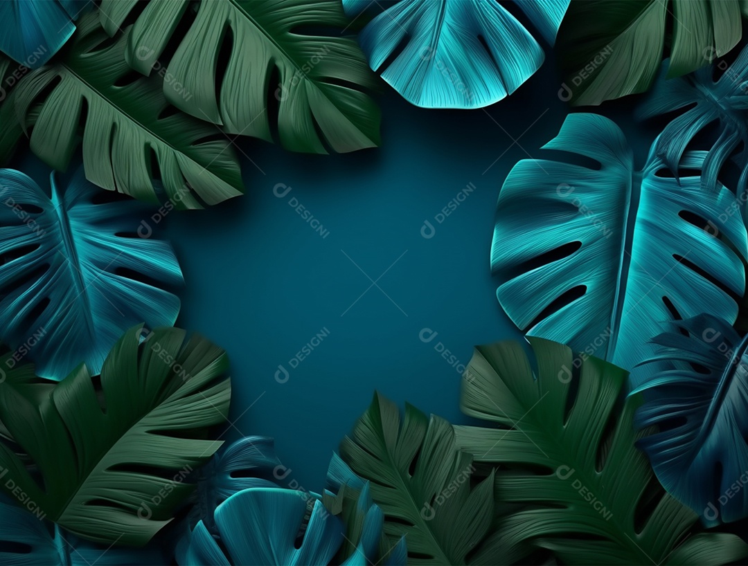 Fundo background de folhagens