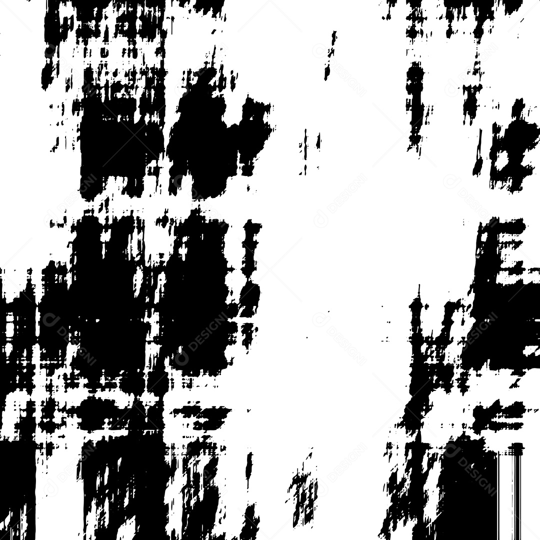 Fundo de Textura Grunge Abstrato Com Estilo Preto e Branco Vetor EPS
