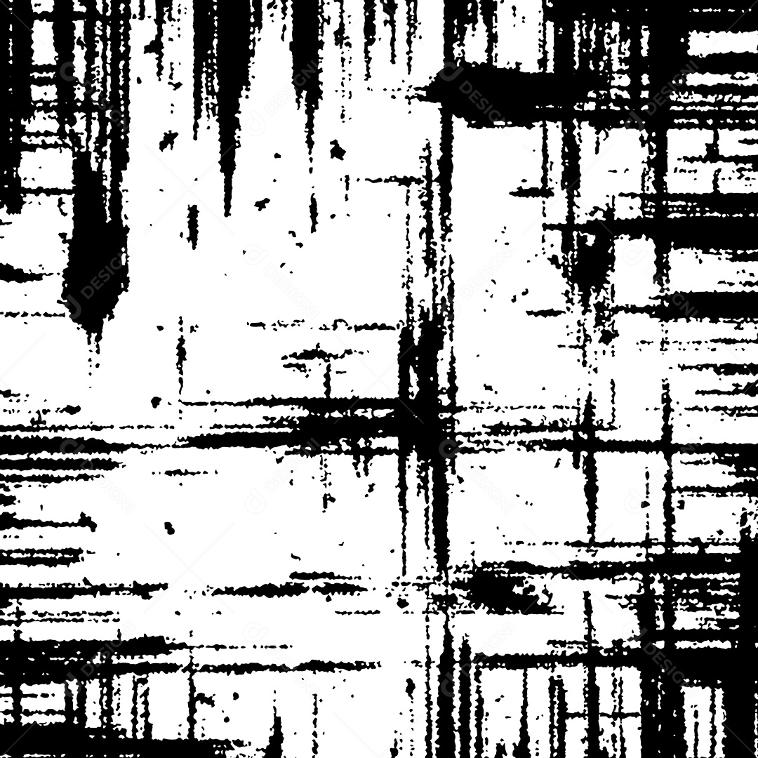 Fundo de Textura Grunge Com Estilo Preto e Branco Vetor EPS