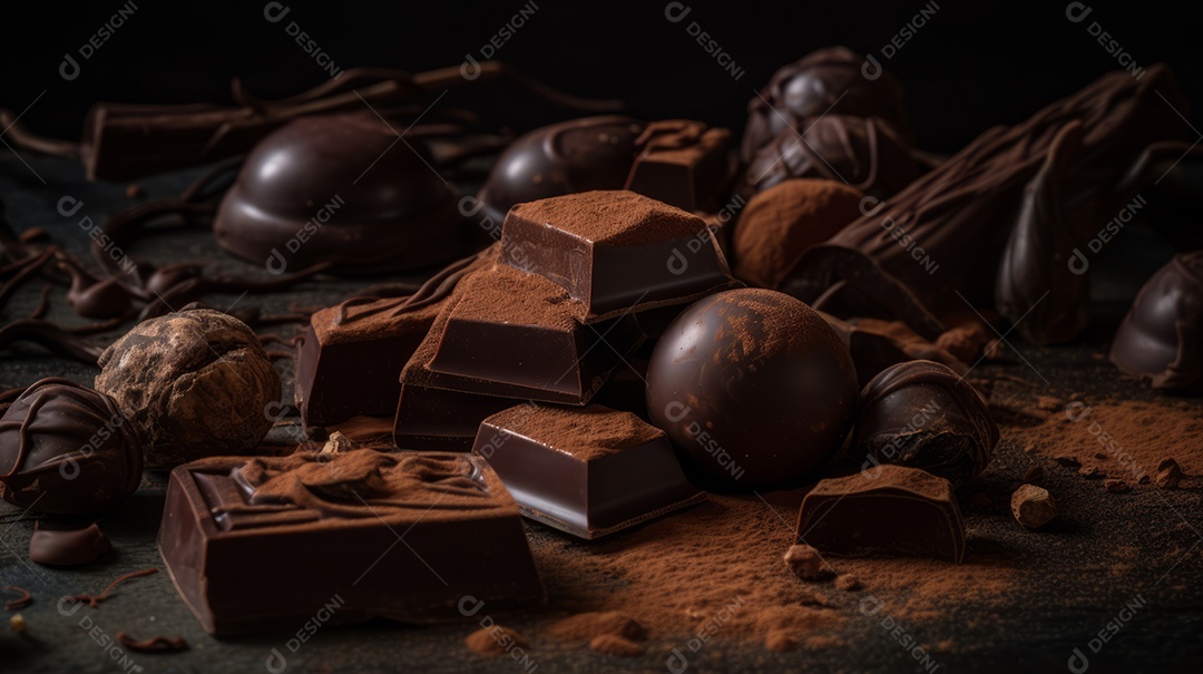 Dia Mundial do Chocolate 07 de julho IA generativa.