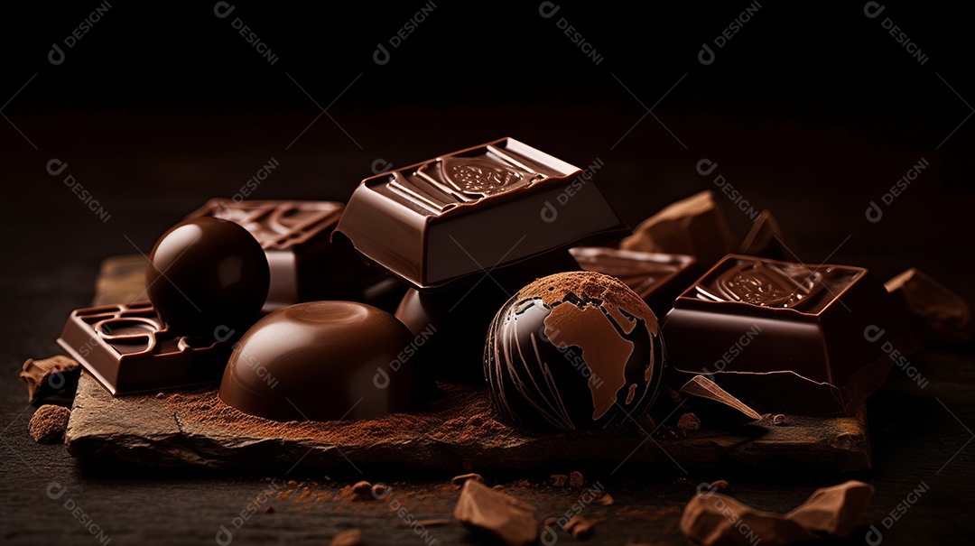 Dia Mundial do Chocolate 07 de julho IA generativa.