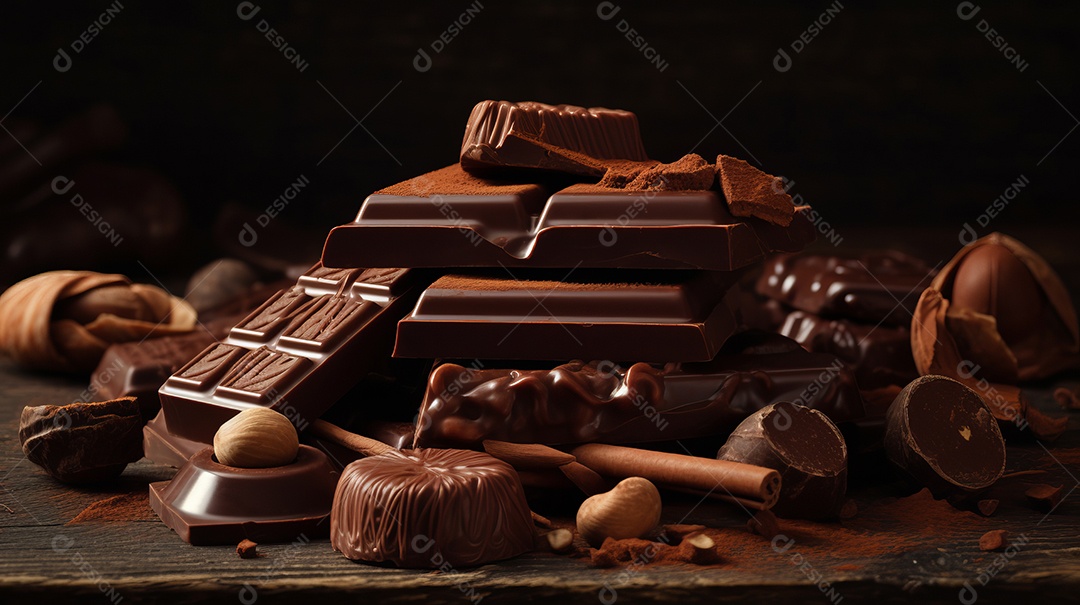 Dia Mundial do Chocolate 07 de julho IA generativa.