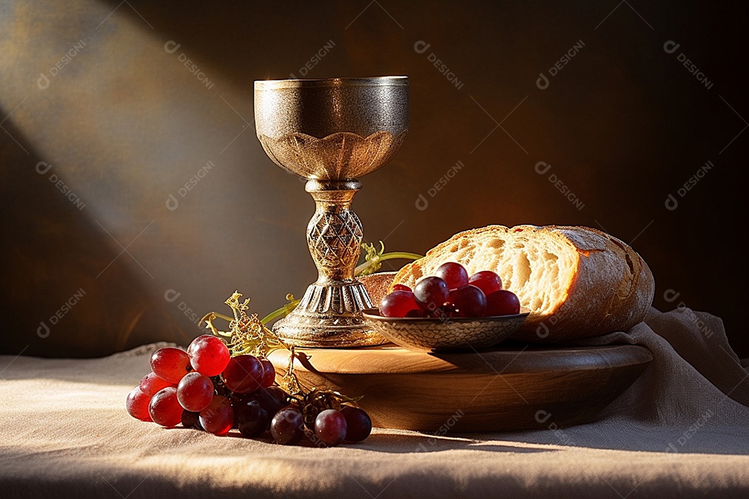 Banquete sobre uma mesa Corpus de christus