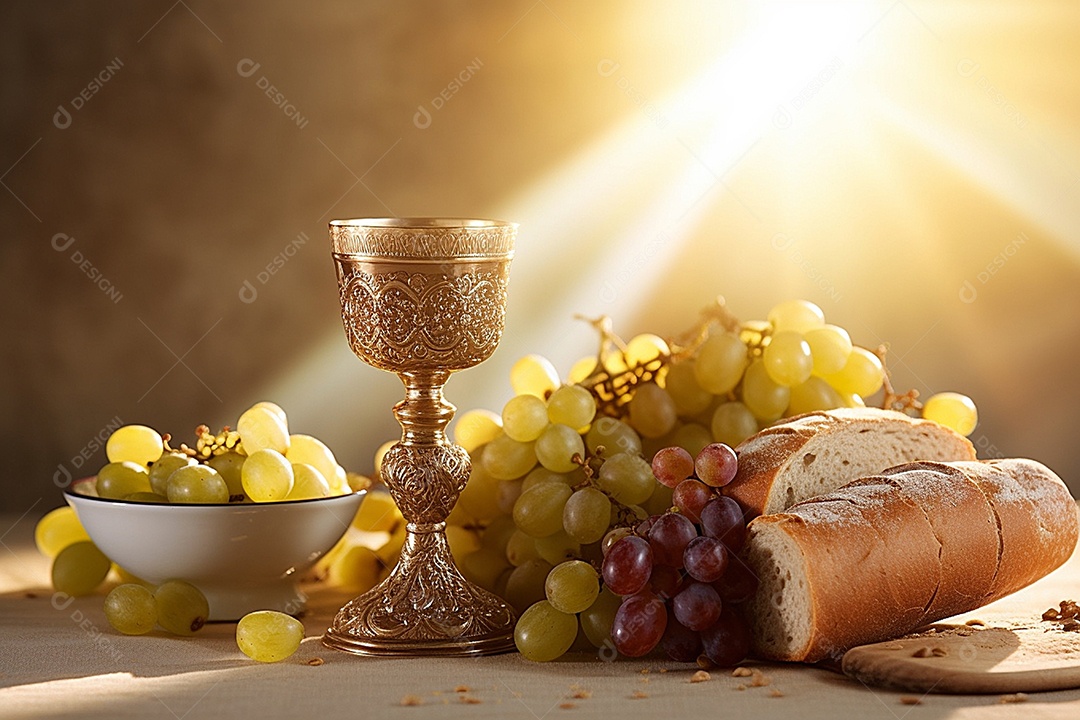 Banquete sobre uma mesa Corpus de christus