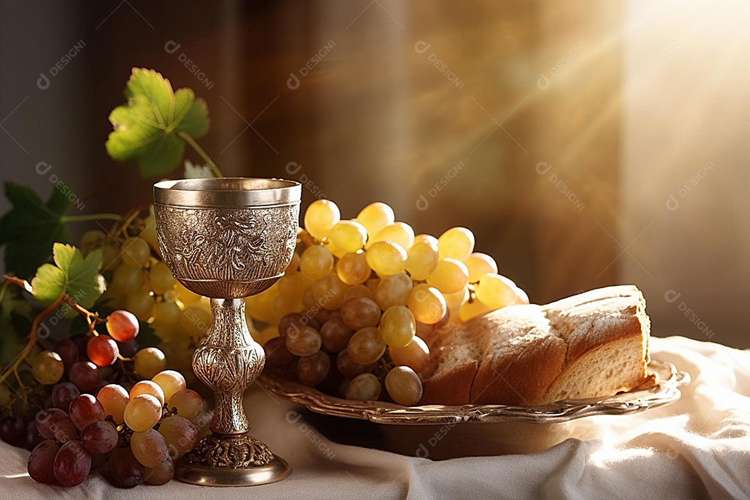 Banquete sobre uma mesa Corpus de christus