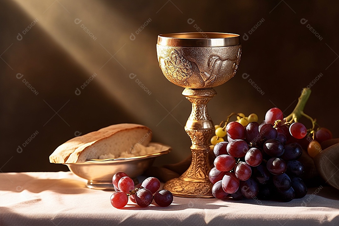 Banquete sobre uma mesa Corpus de christus