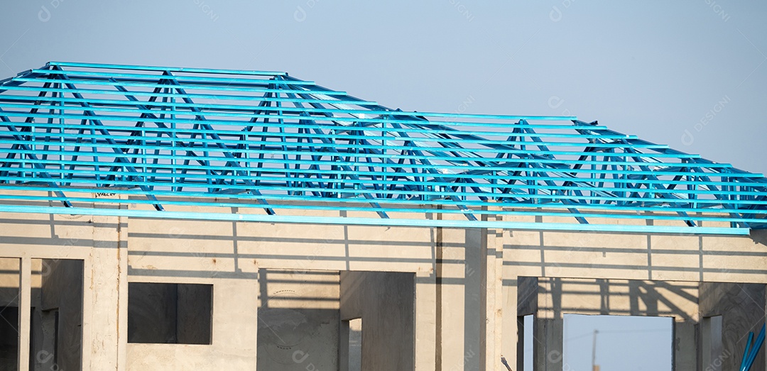 Canteiro de obras de casa nova