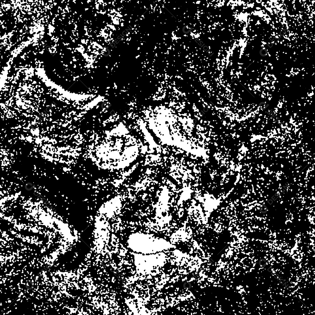 Fundo de Textura Grunge Com Estilo Preto e Branco Vetor EPS
