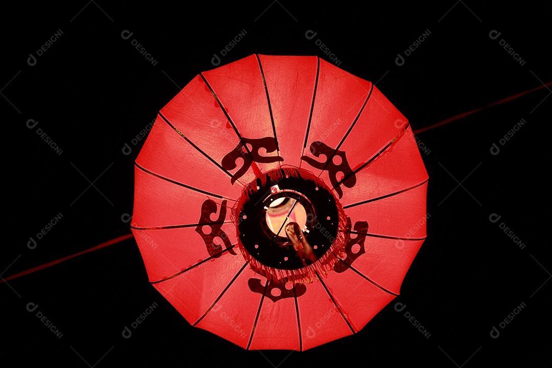 Lanternas chinesas, ano novo chinês.