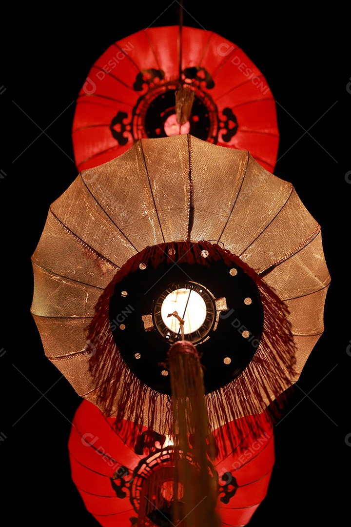 Lanternas chinesas, ano novo chinês.