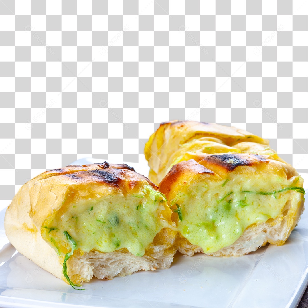 Pão de Alho Assado PNG Transparente
