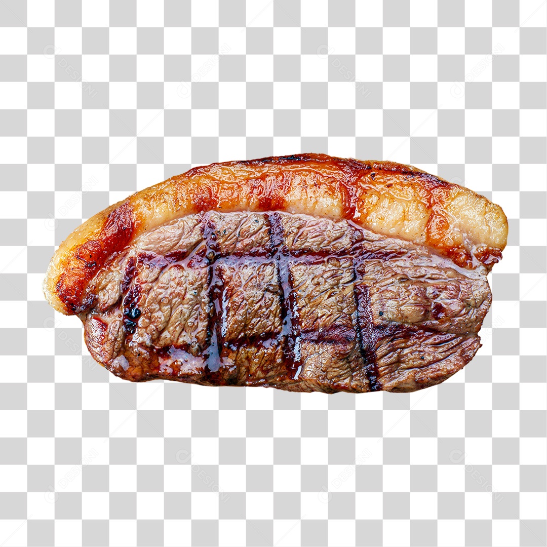 Picanha Fatiada Assada PNG Transparente