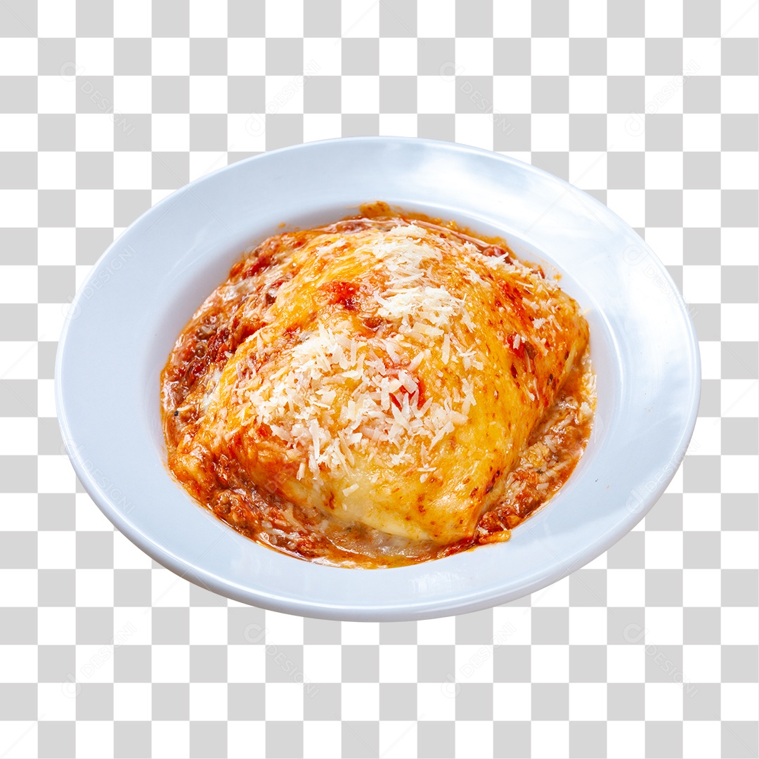 Prato de Lasanha PNG Transparente