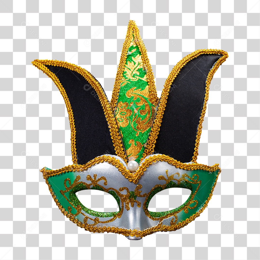 Mascara de Carnaval PNG Transparente