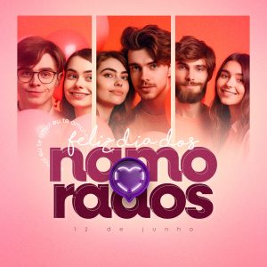 Feliz Dia Dos Namorados 12 De Junho Social Media PSD Editável