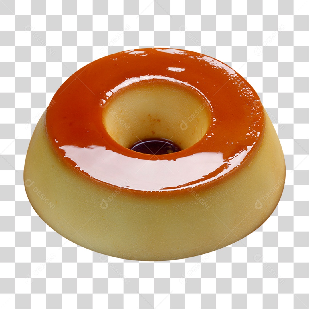 Pudim Delicioso PNG Transparente