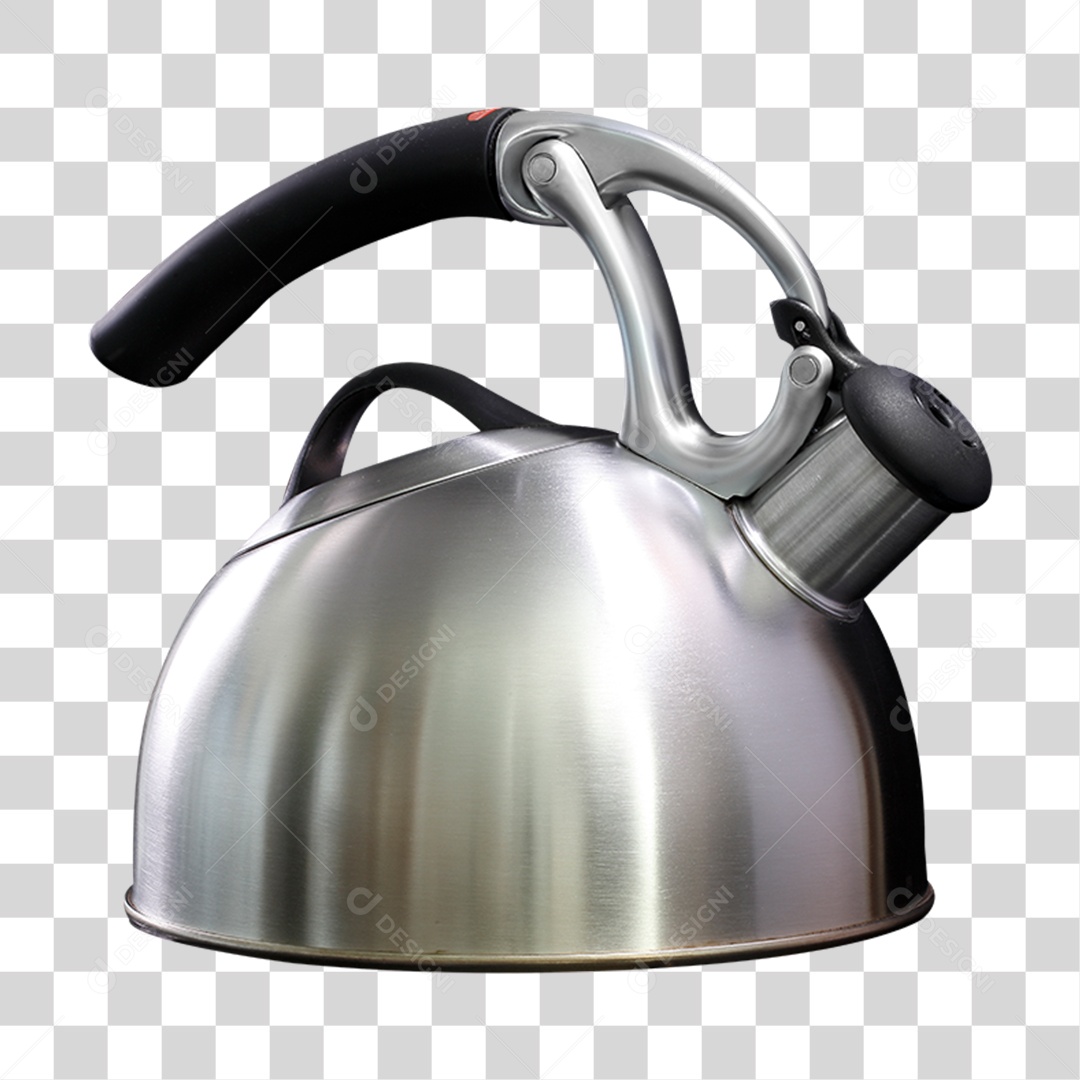 Objeto 3D Chaleira Quente PNG Transparente