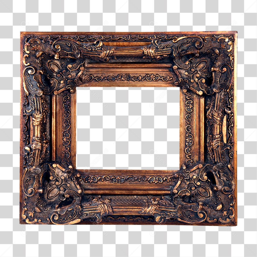 Moldura de Quadro PNG Transparente