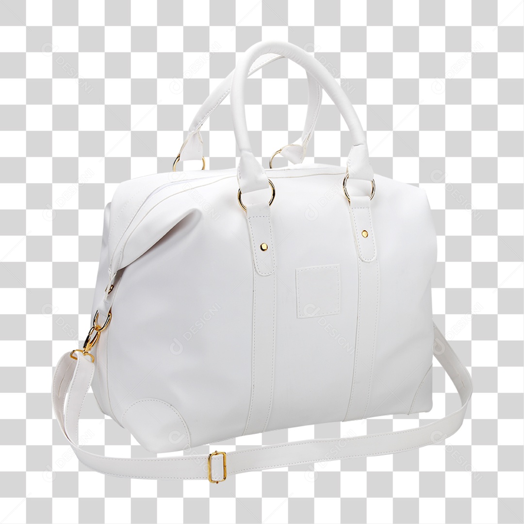Bolsa Feminina Branca PNG Transparente