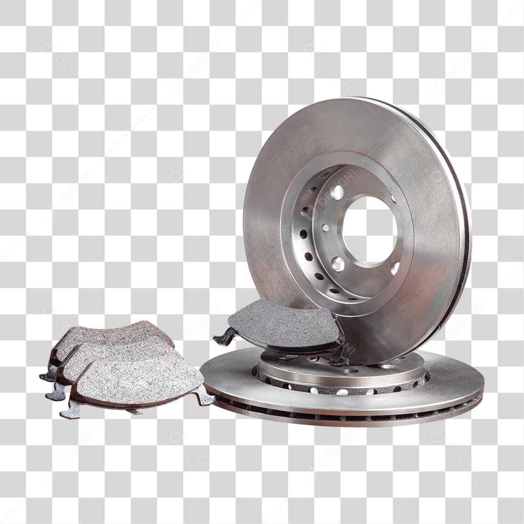 Disco Freio Pastilha PNG Transparente
