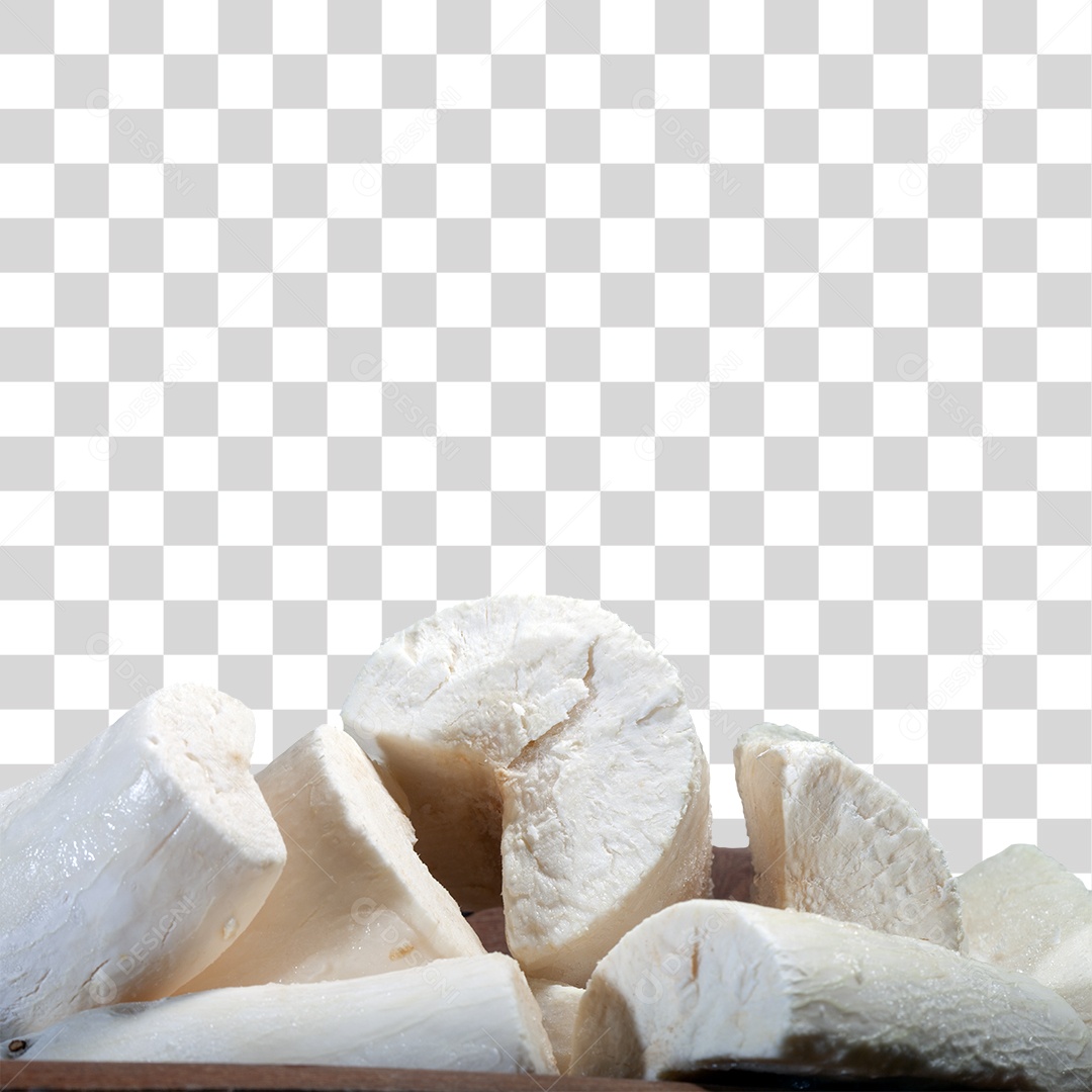 Mandioca Fresca PNG Transparente