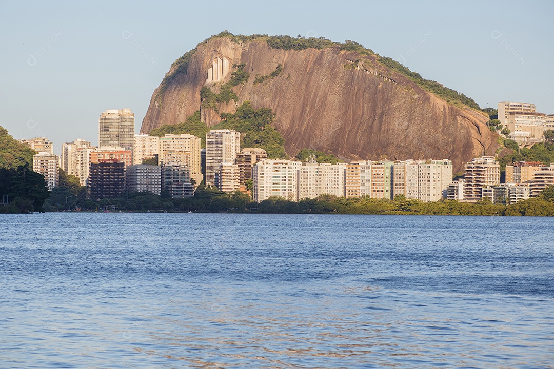 Lagoa Rodrigo de Freitas no Rio de Janeiro.