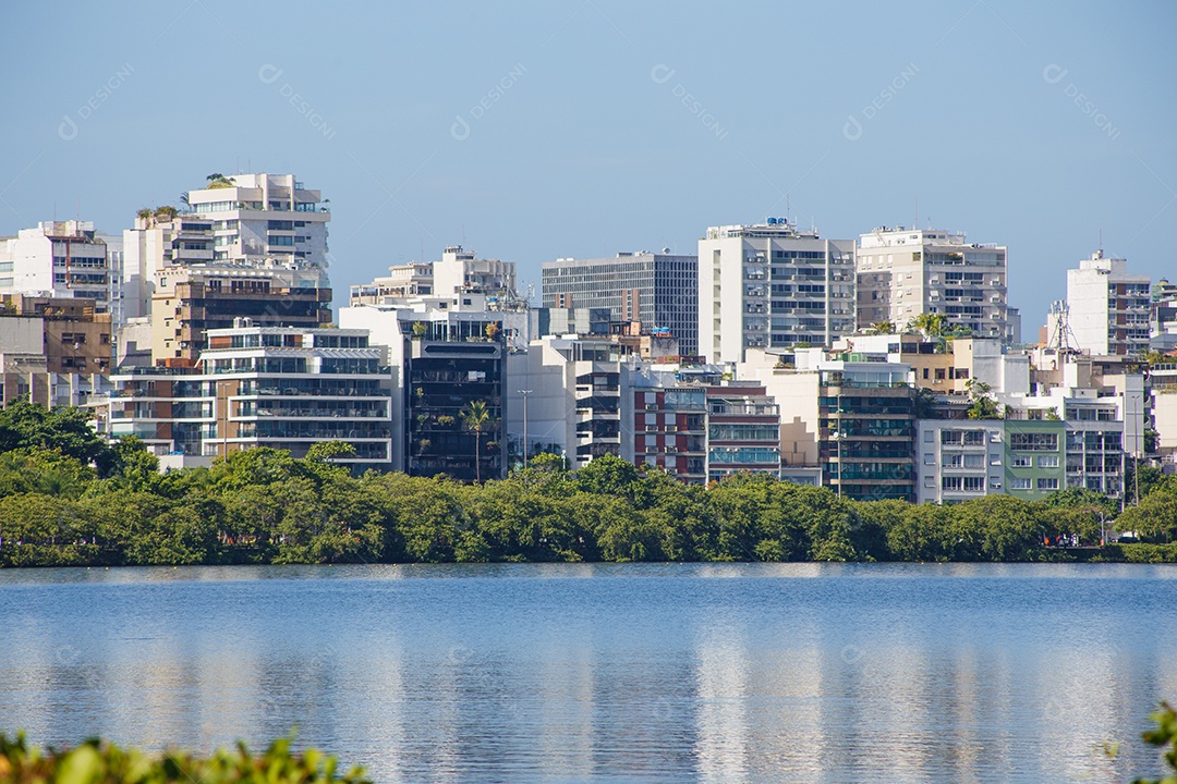 Lagoa Rodrigo de Freitas no Rio de Janeiro.